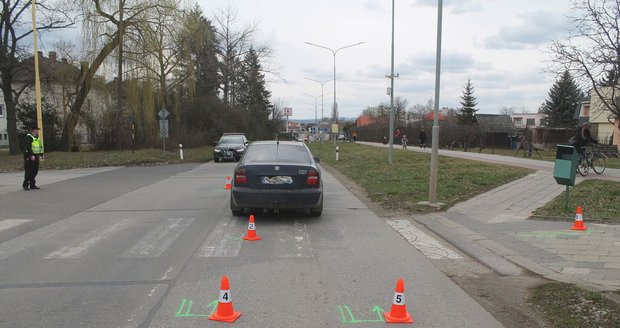 Dvě nehody za 2,5 měsíce, při nichž bylo sraženo dítě se odehrály na tomto přechodě ve Veselí nad Moravou.