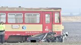 Sebevražda, nebo fatální chyba? Řidič na Nymbursku vjel pod kola troubícího vlaku