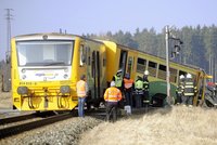 Sebevražda na kolejích: Muž z Olomouce si lehl pod přijíždějící vlak