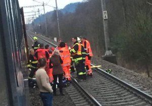 Muž vypadl z vlaku u Lanškrouna.