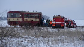 Nehoda na železničním přejezdu na Nymbursku