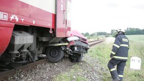 Nehoda se stala u obce Jinočany mezi Rudnou u Prahy a Zbuzany