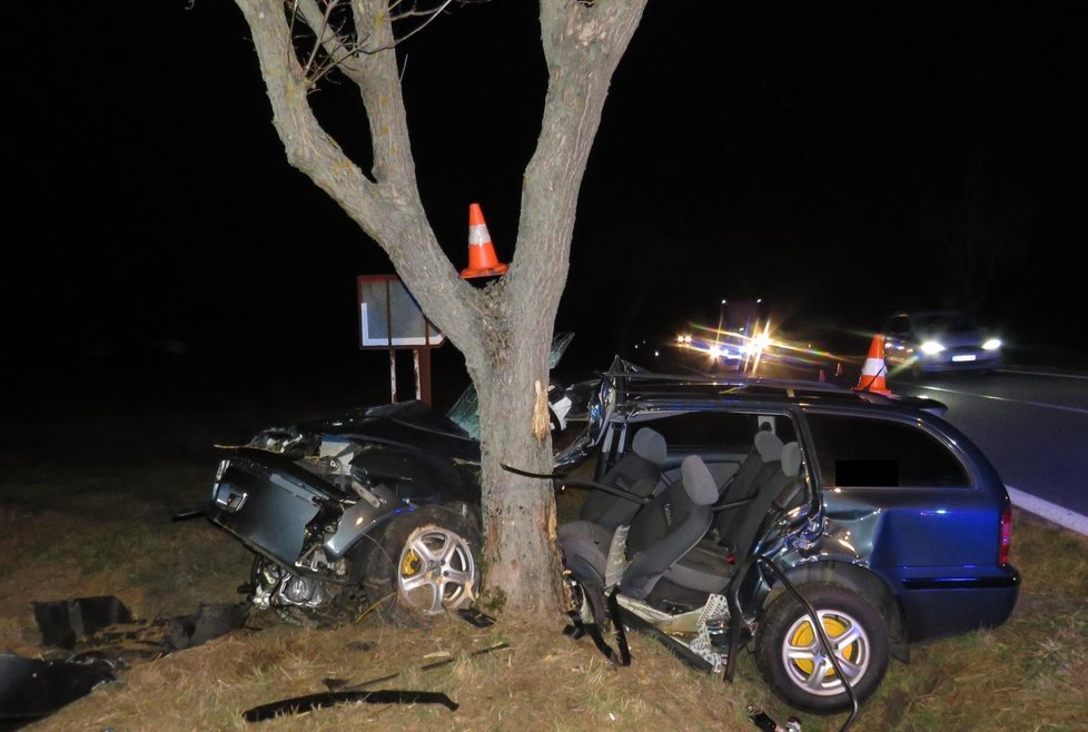 Mladík (21) nevytočil zatáčku a narazil do stromu: Do nemocnice ho musel transportovat vrtulník!