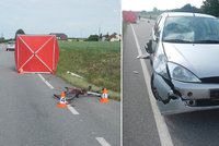 Na Písecku zemřel nezletilý cyklista: Zřejmě nedal přednost řidičce