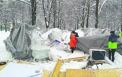 Střechu zbořila větev ze stromu.