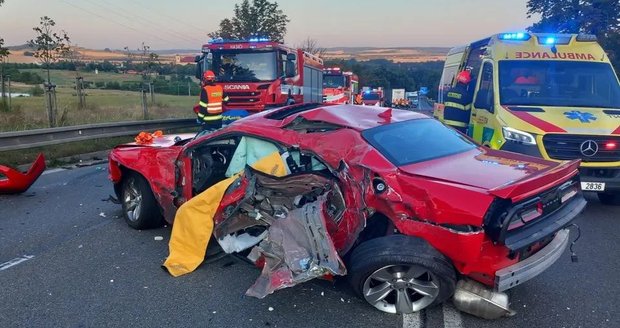 Záchranáři zachránili Jiřímu při vážné nehodě u Slavkova život.