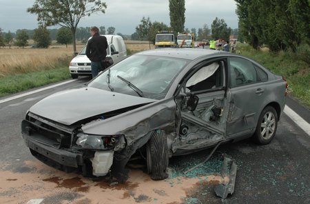 Volvo Lubiny bylo zdemolované, ale bývalý hokejista z něj vylezl nezraněn