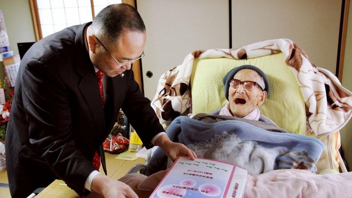 Nejstarší člověk na světě Džiroemon Kimura