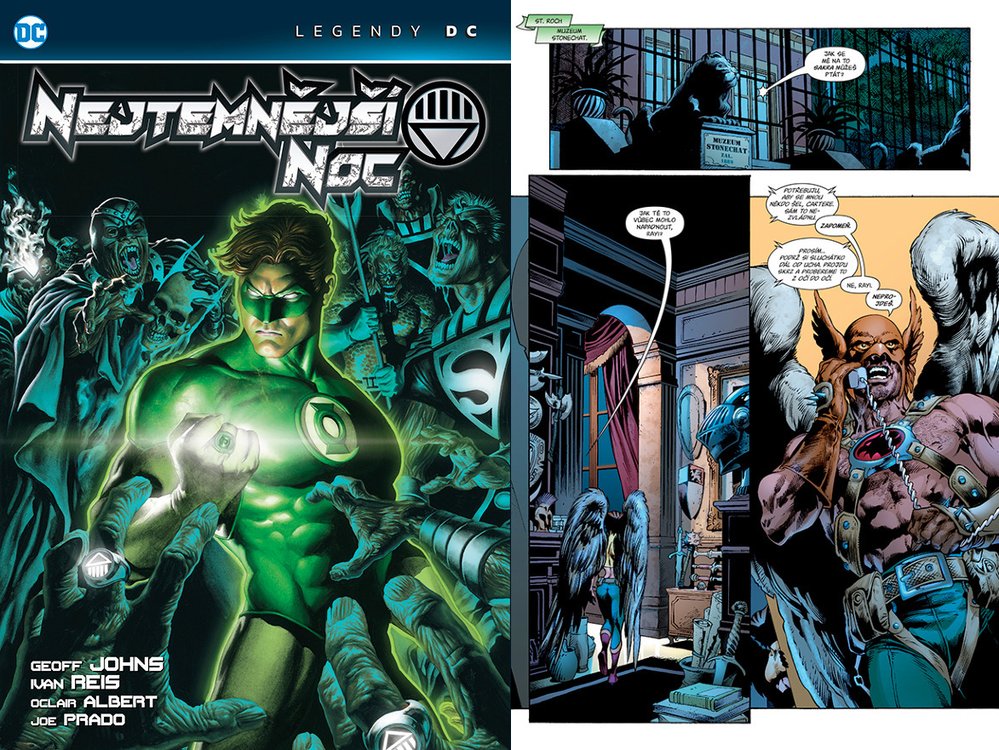 Nejtemnější noc je jedna velká komiksová bitva se superhrdiny jako Green Lantern nebo Flash