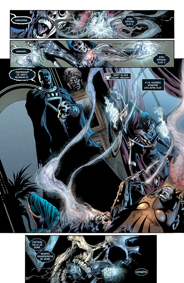 Nejtemnější noc je jedna velká komiksová bitva se superhrdiny jako Green Lantern nebo Flash