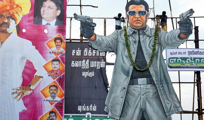 Tamilský Kollywood zdárně konkuruje Bollywoodu, stvořil trhák i premiérku