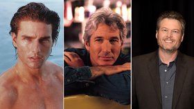 Tom Cruise, Brad Pitt, Blake Shelton: Nejvíc sexy muži od roku 1985 dodnes!