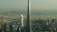 Nejvyšší mrakodrap světa - Burdž Dubaj - měří 828 metrů