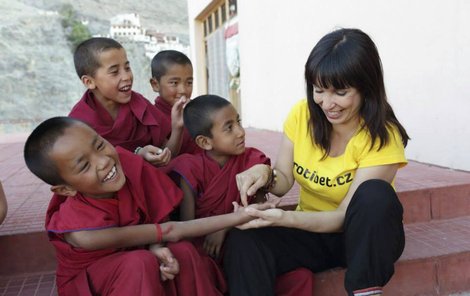 U města Mussoorie navštívili tibetské děti i staré Tibeťany, kteří žijí v exilové vesničce.