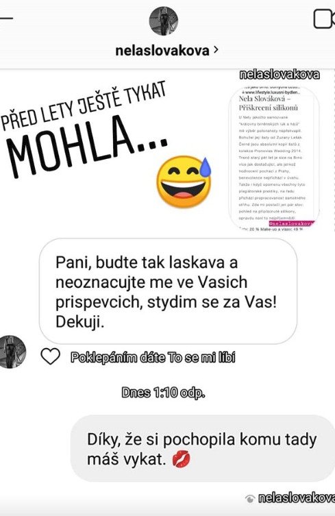 Válka Ornelly Koktové a Nely Slovákové