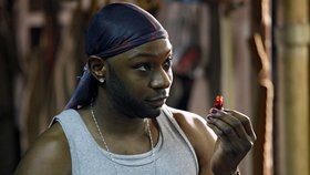 Nelsan Ellis jako Lafayette v seriálu True Blood (Pravá krev)