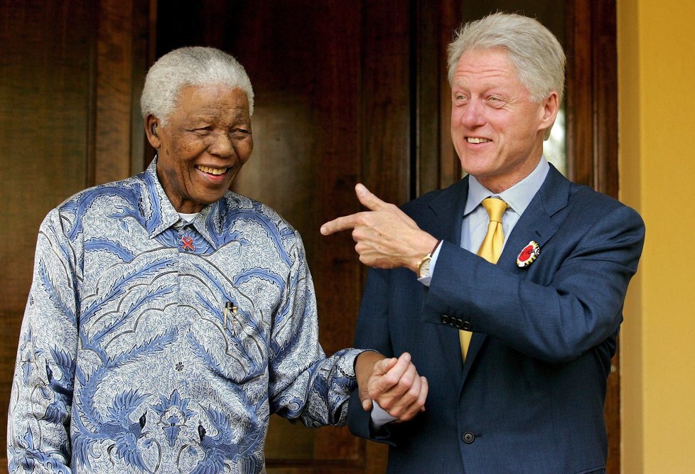 19. července 2005 s Billem Clintonem