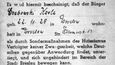 Potvrzení v němčině, že Karla Wolff, rozená Grabowska, byla obětí „hitlerismu“, a proto nemá být zařazena na nucenou práci pro Němce a je jí zaručen volný pohyb po Vratislavi 