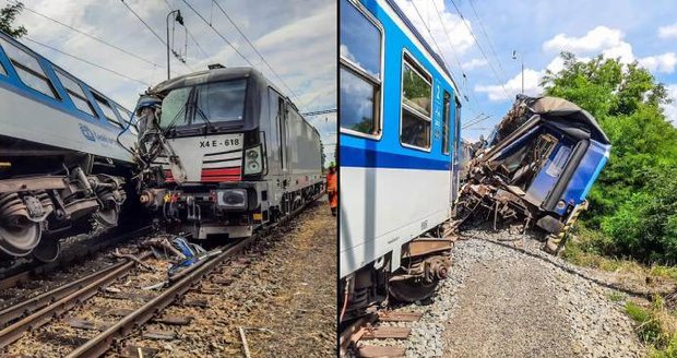 Srážka vlaků na Prostějovsku: Příčinou je nepovolená jízda?