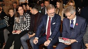 Křest knihy Pekarové Adamové s názvem Nejsem z cukru ani ze železa. (12.11.2025)