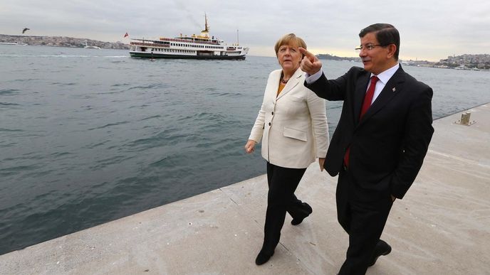 Německá kancléřka a turecký premiér