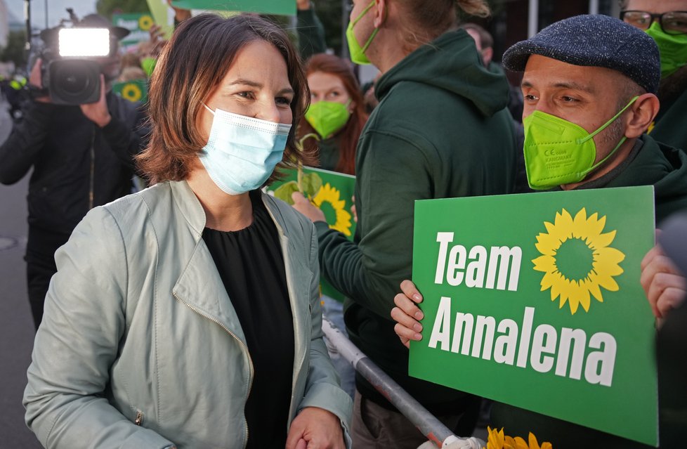 Německé volby: Lídryně Zelených Annalena Baerbocková