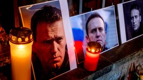 Němci uctili památku Alexeje Navalného (16.2.2024)