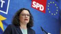 Předsedkyně německé sociální demokracie (SPD) Andrea Nahlesová.