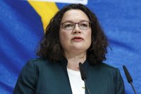 Sociálním demokratům v Německu rezignovala šéfka. Povede je trio místopředsedů