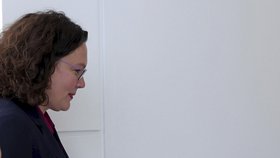 Předsedkyně německé sociální demokracie (SPD) Andrea Nahlesová skončila
