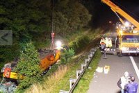 Nehoda českého autobusu v Německu: Jeden mrtvý, další bojují o život