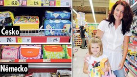 Srovnání cen i platů v Česku a Německu zajímá i matky malých školáků