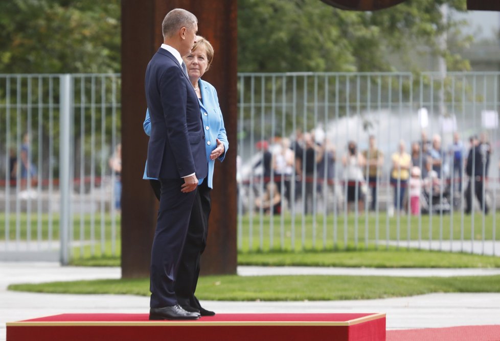 Premiér Andrej Babiš se v Německu setkal s kancléřkou Angelou Merkelovou (5.9 2018)