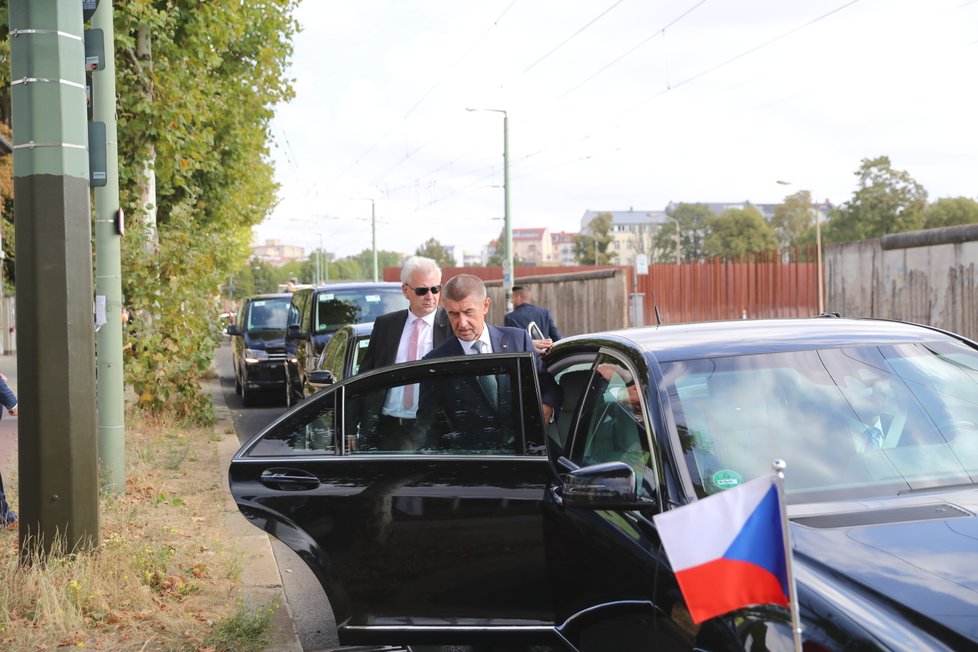 Premiér Andrej Babiš přijel jednat do Německa (5.9 2018)