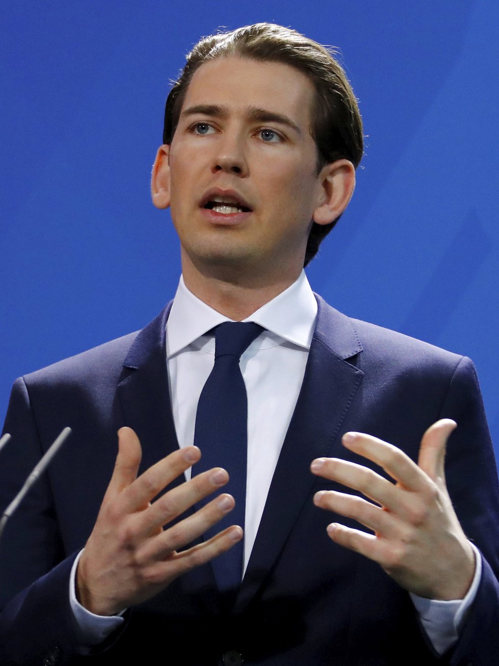 Rakouský kancléř Sebastian Kurz