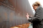 Německá kancléřka Angela Merkelová na oslavách 30 let od pádu Belínské zdi.