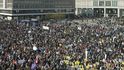 Demonstrace proti  růstu nájmů v německých městech
