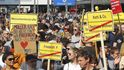 V Berlíně i dalších městech Německa vyrazili lidé protestovat proti růstu nájmů
