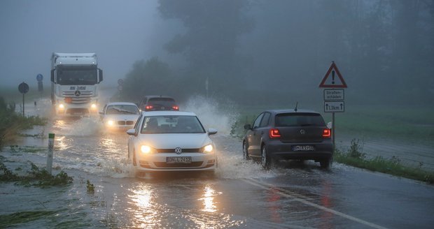 Německo je pod vodou, zemi zasáhly velmi silné bouřky (15. 7. 2021)