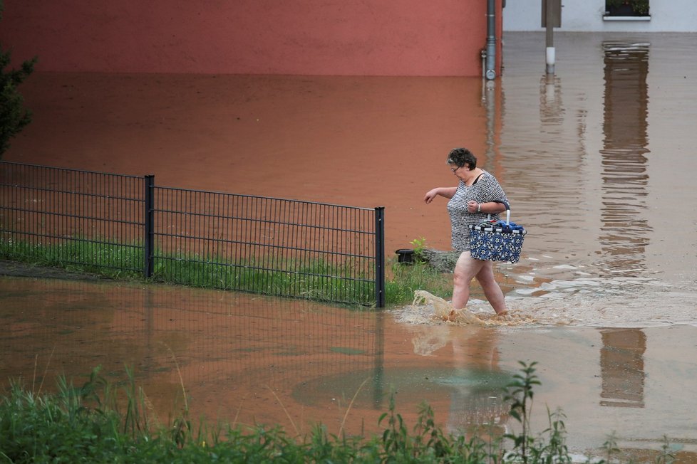 Německo je pod vodou, zemi zasáhly velmi silné bouřky (15. 7. 2021)