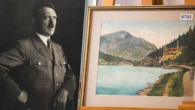 Dražba Hitlerových obrazů skončila fiaskem: Vysoká cena i podezření z padělků