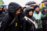 Švédská aktivistka Greta se zapojila do protestů v Německu: Musela ji odnést policie
