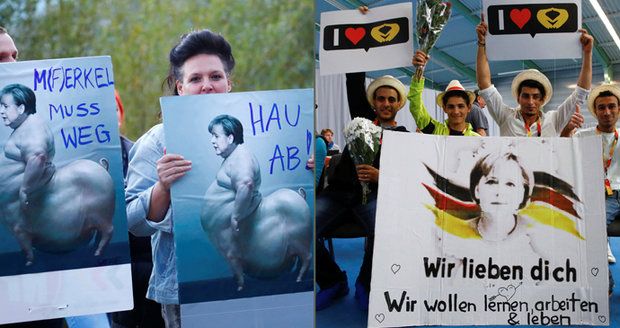 Z Merkelové udělali „svini“. Protestující ji zesměšnili, kancléřka přemítá o chybách