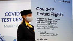 Testování na koronavirus na německých letištích (12. 11. 2020)