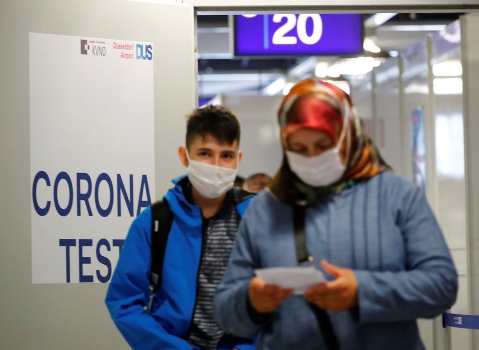 Koronavirus v Německu a testování na infekci na německých letištích