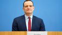 Německý ministr zdravotnictví Jens Spahn na tiskové konferenci ke koronaviru Německý ministr zdravotnictví Jens Spahn na tiskové konferenci ke koronaviru