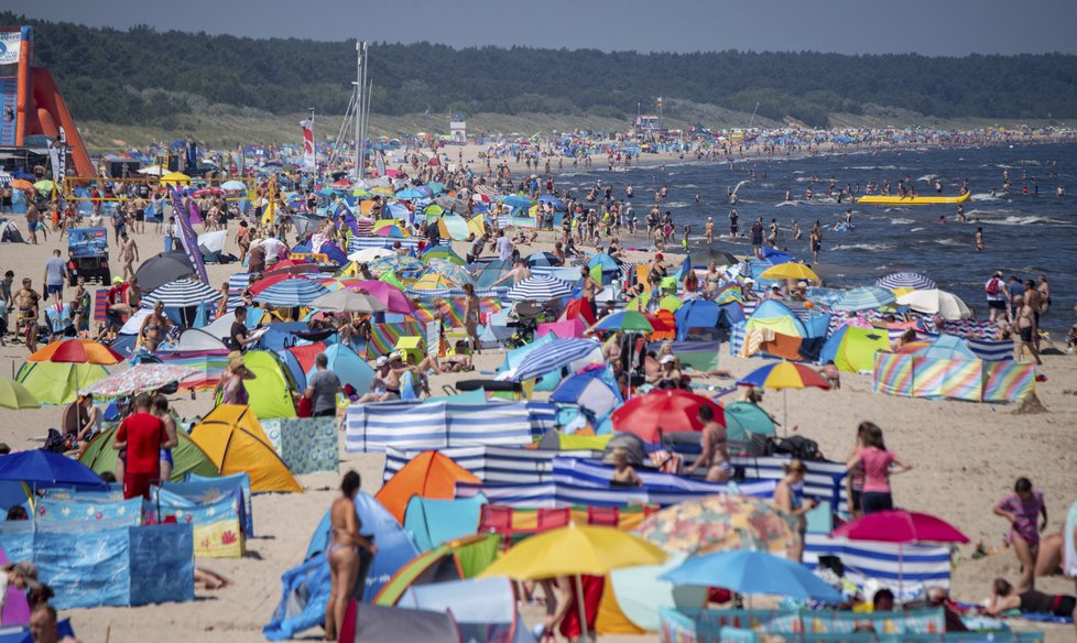 Vedro vyhnalo Němce a turisty k Baltu (13.7.2021)