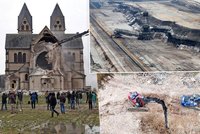 Drama za hranicemi: Kvůli rozšiřování uhelného dolu Němci bourají impozantní kostely
