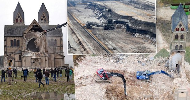 Drama za hranicemi: Kvůli rozšiřování uhelného dolu Němci bourají impozantní kostely