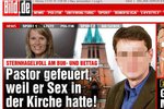 O sexu v kostele informoval například server Bild.de